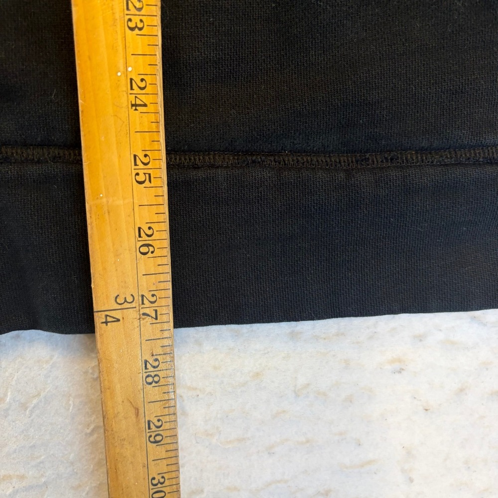 Lululemon Kung Fu Jacket Mens XL Black Full Zip Hoodie Moto Style Ribbed - Picture 5 of 5